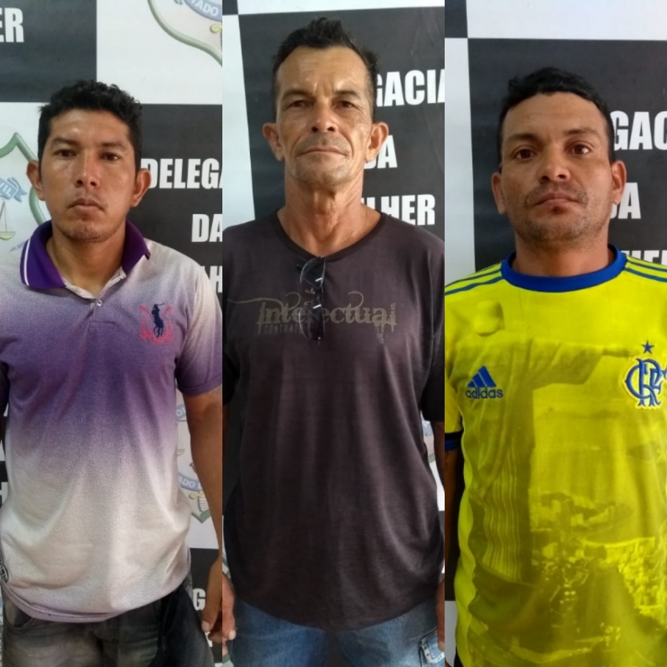 POLÍCIA CIVIL PRENDE TRÊS HOMENS ACUSADOS DE VIOLÊNCIA DOMÉSTICA